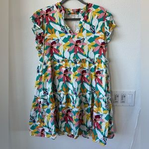 THML Floral Summer Dress - L